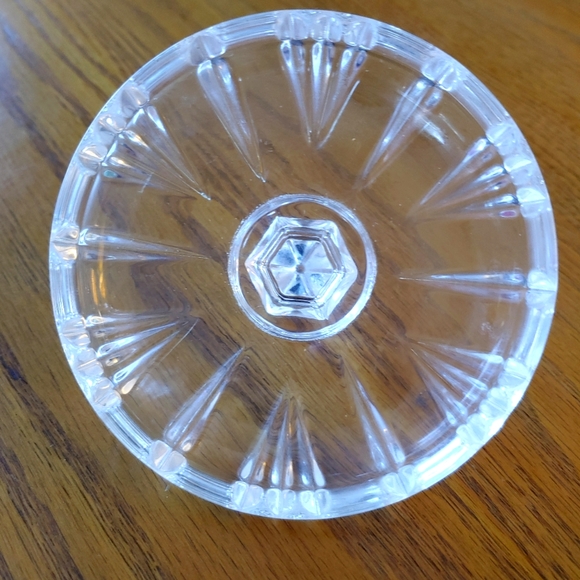 Lead Crystal Accent Sugar Bowl with Cover - Picture 6 of 10